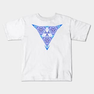 Geometric Sea Breeze Kids T-Shirt